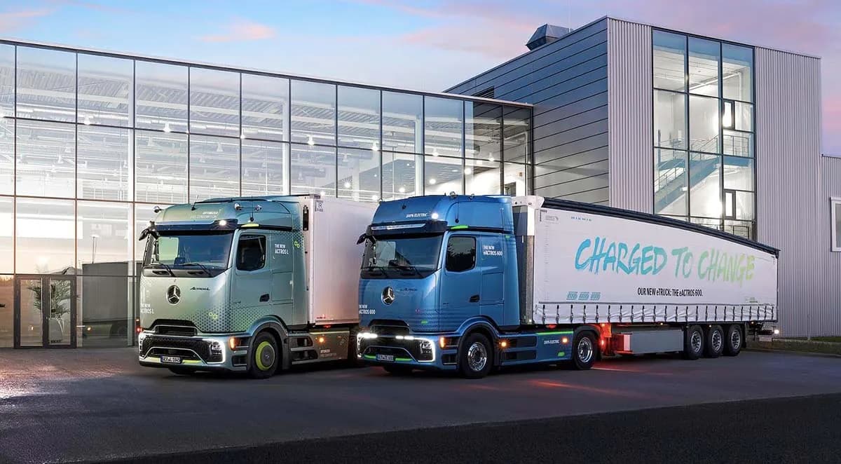 Mercedes pone a prueba el futuro del transporte pesado eléctrico