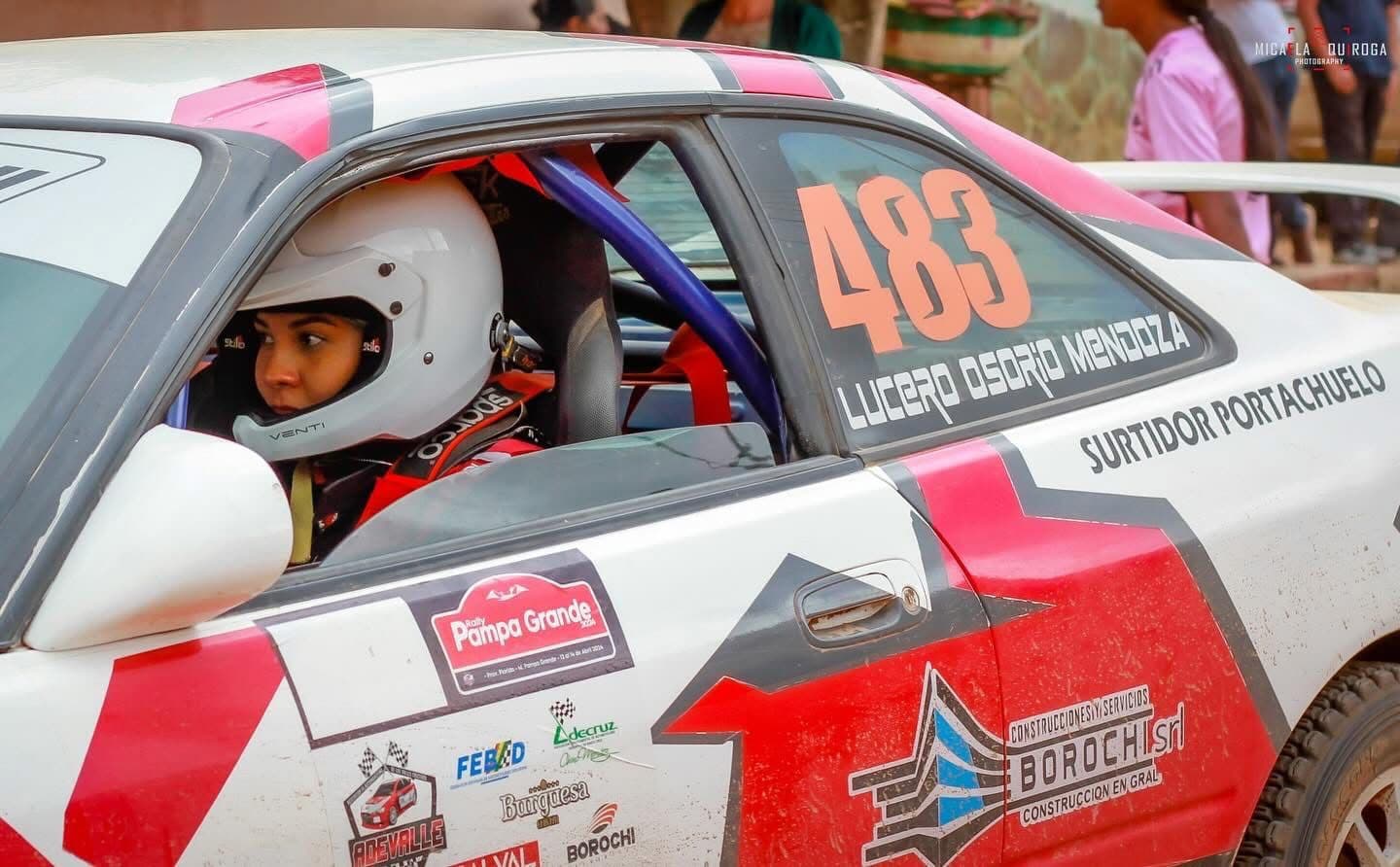 La ruta que llevo a 'Lucero' a convertirse en piloto de rally mientras es mamá