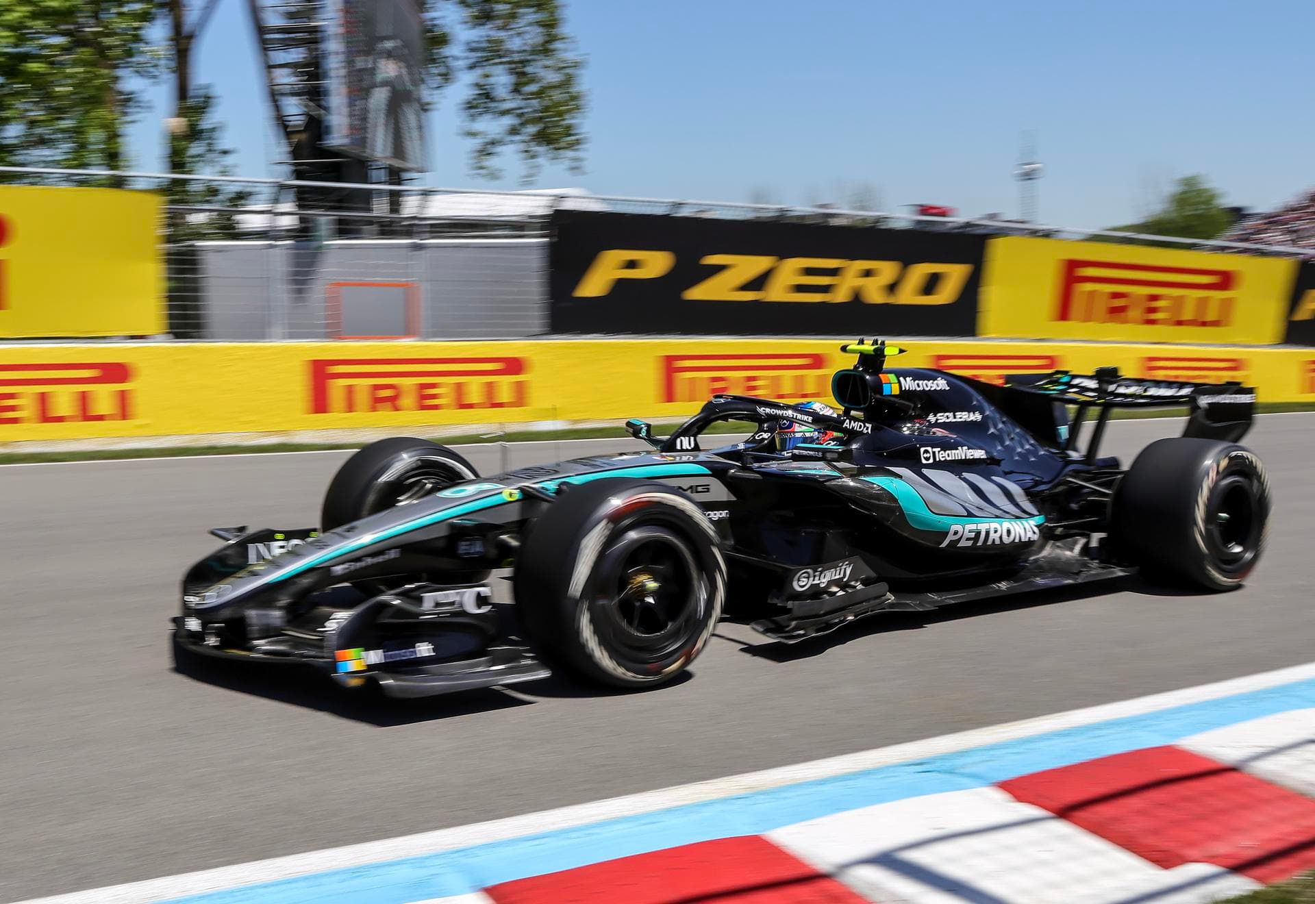 Antonelli lideró el único libre del GP de Canadá con dominio de Mercedes
