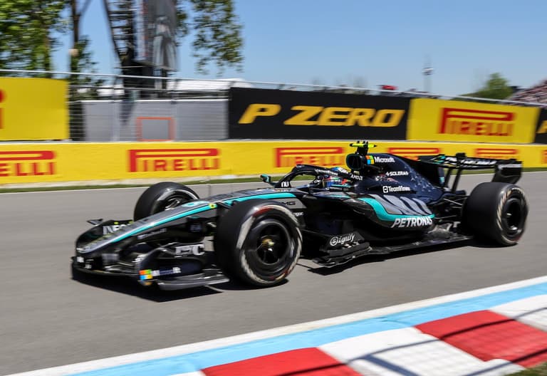 Antonelli lideró el único libre del GP de Canadá con dominio de Mercedes