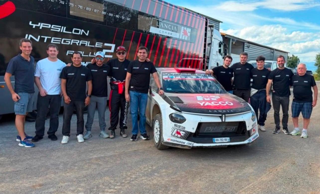 El boliviano Sebastián Franco participó en los test del nuevo Lancia Ypsilon
