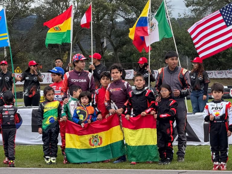 Bolivia cerró con podio su participación en el Panamericano de Karting