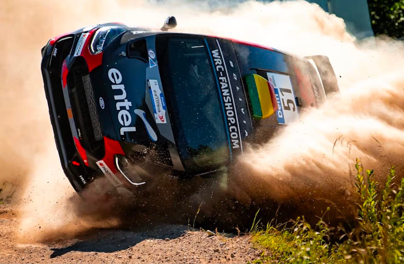 Un incidente frena a Nataniel Bruun en el Rally de Estonia