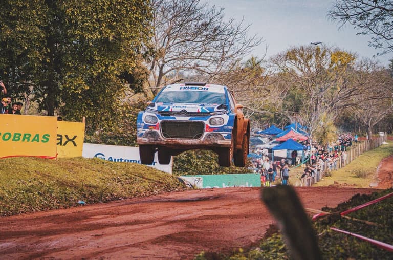 Sebastián Franco sube al podio en el Rally Cordillera