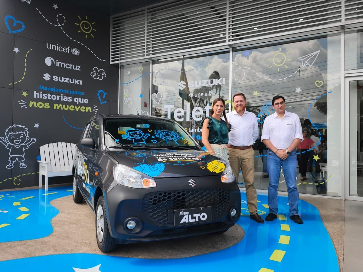 Imcruz y Suzuki se suman por quinto año a la Teletón UNICEF para apoyar a la niñez boliviana