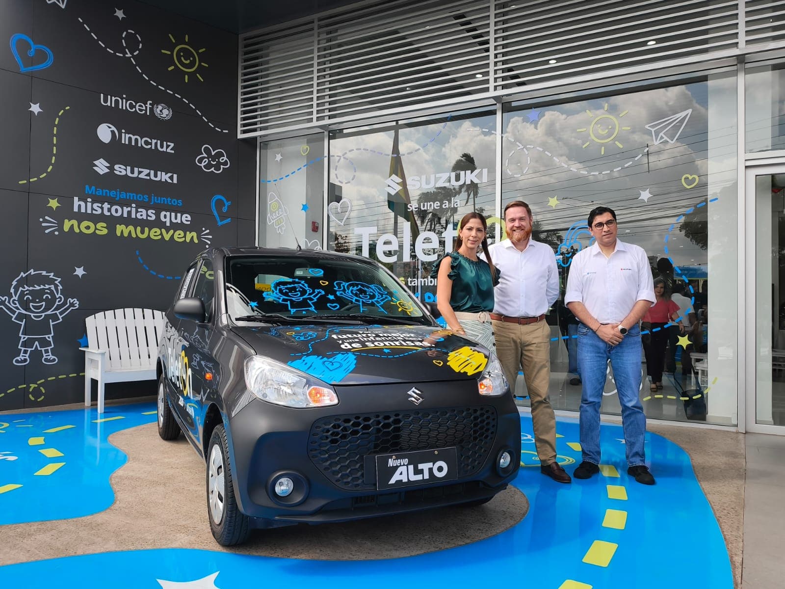 Imcruz y Suzuki se suman por quinto año a la Teletón UNICEF para apoyar a la niñez boliviana