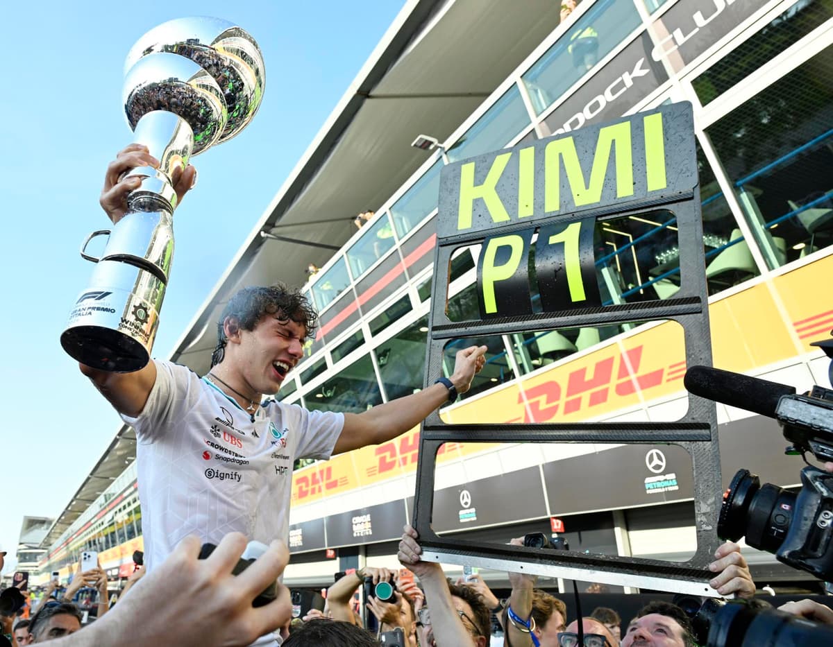 Antonelli firma una remontada histórica y gana el GP de Italia
