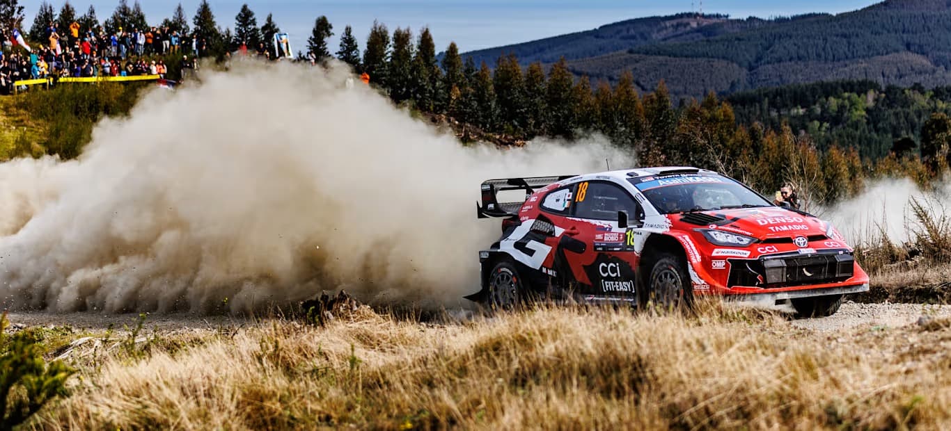 Katsuta lidera el shakedown del Rally de Chile