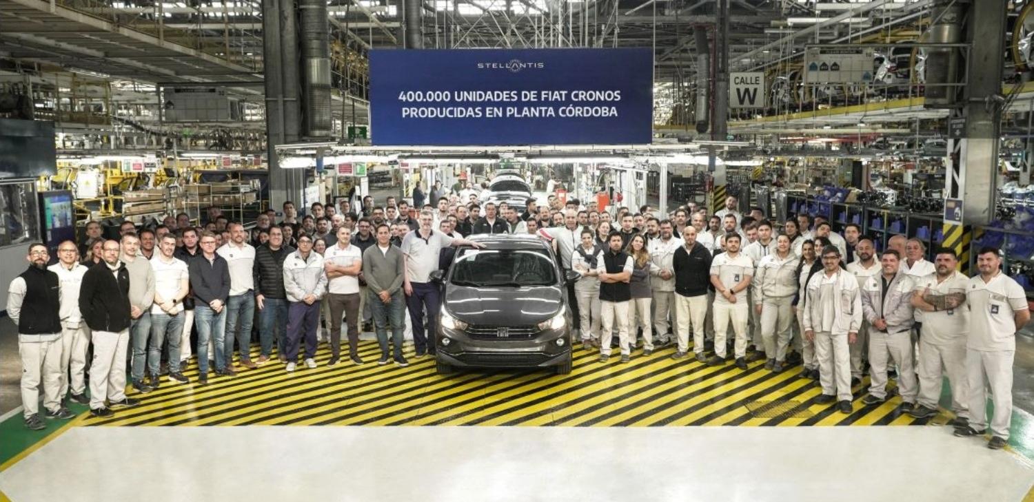 El Fiat Cronos alcanzó las 400.000 unidades producidas en la planta de Ferreyra