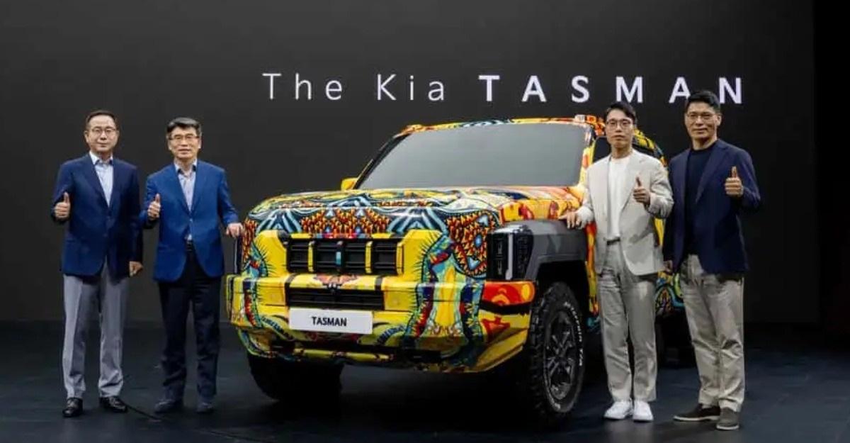 Kia exhibió a la camioneta Tasman en el Salón de Busan