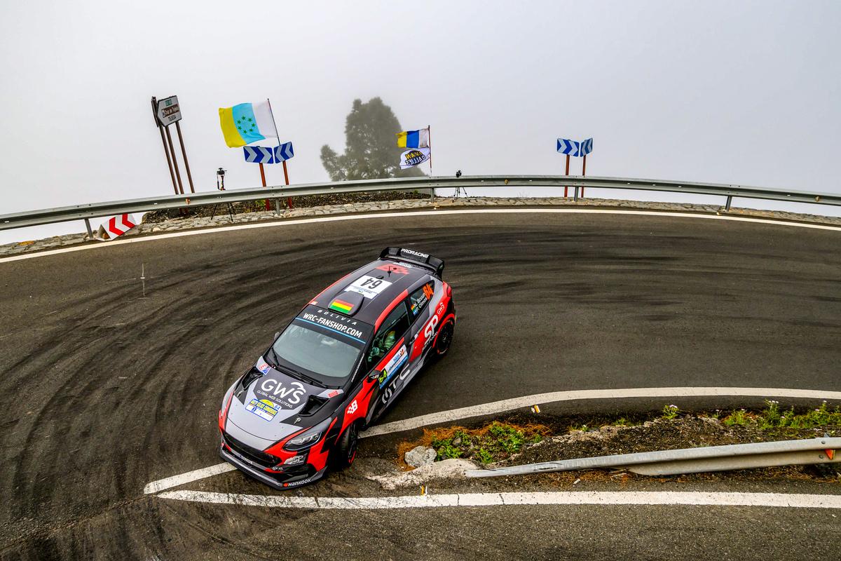 Nataniel Bruun culmina entre los 10 mejores del WRC3 en el Rally de Islas Canarias y apunta al Rally de Portugal