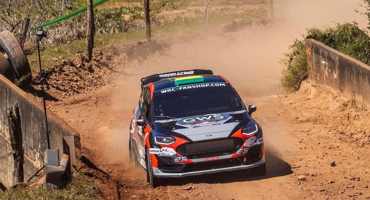 Nataniel Bruun impone ritmo en el inicio del Rally de Paraguay