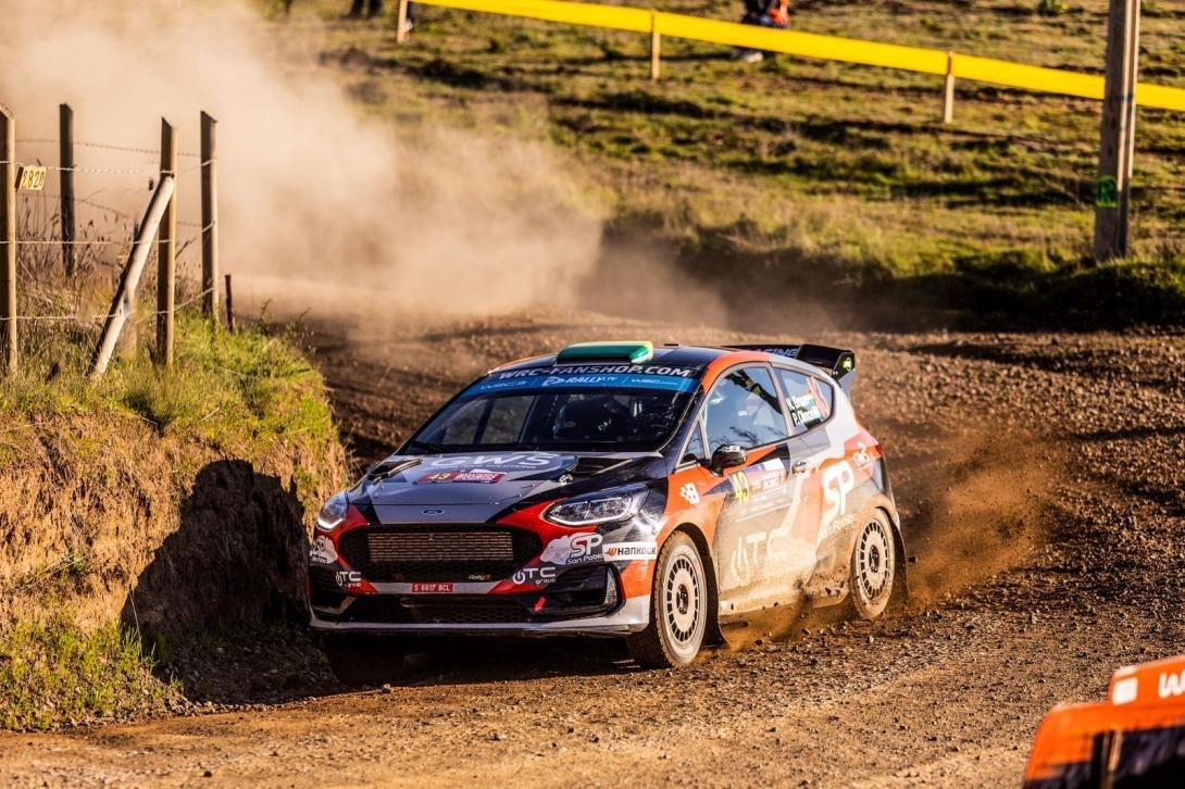Boliviano Bruun destaca en el Rally Mundial que se corre en Chile