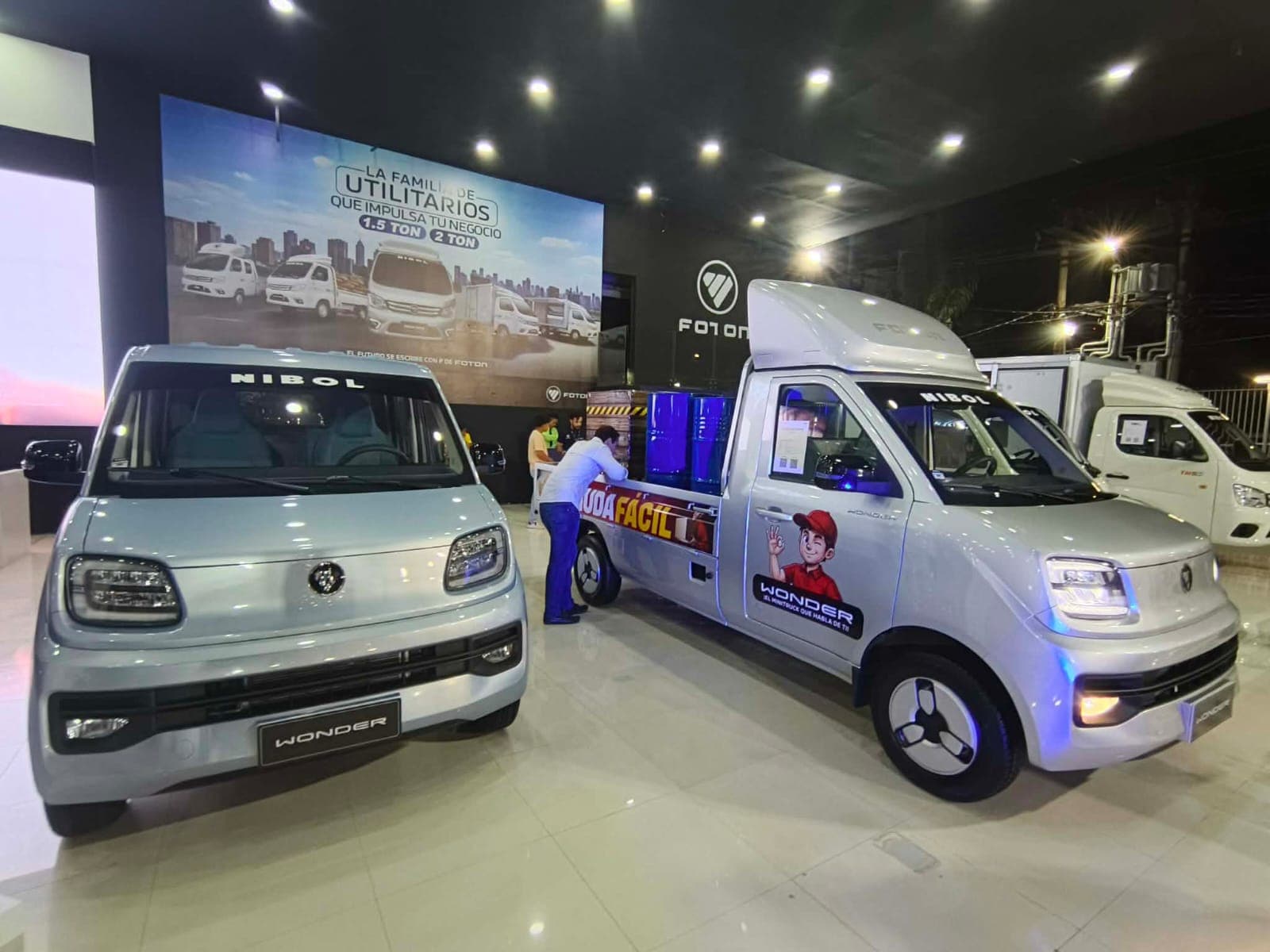 Foton presenta el minitruck Wonder en la Expoauto