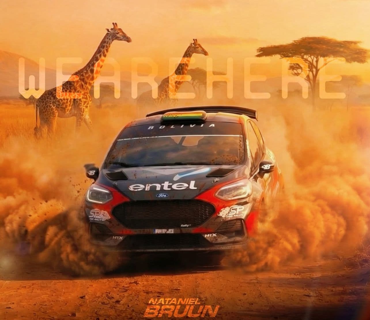 El boliviano Nataniel Bruun dirá presente en el Rally Safari de Kenia