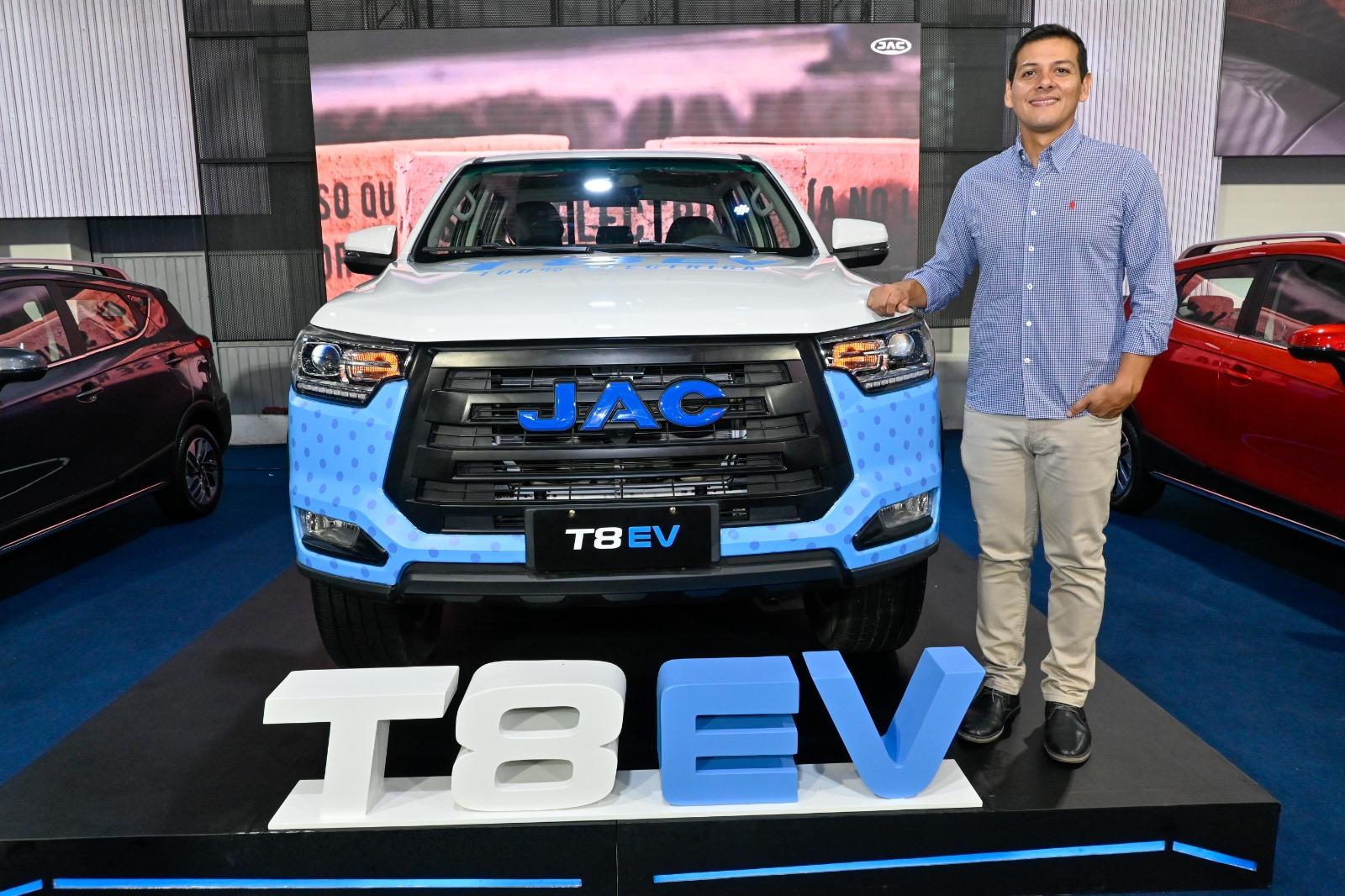 Imcruz Center trae la nueva JAC T8-EV, la primera camioneta 100% eléctrica en Bolivia