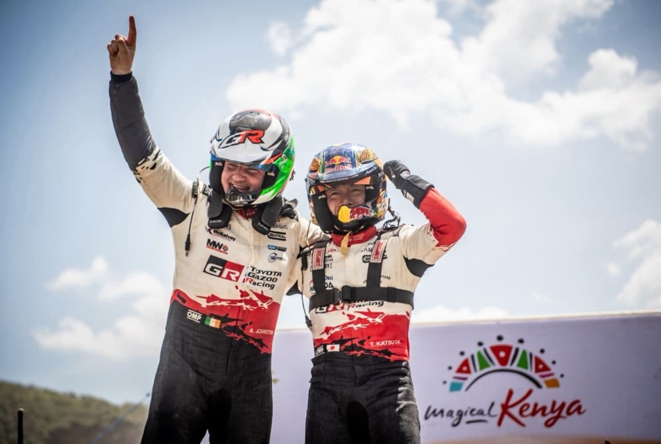 Victoria histórica de Takamoto Katsuta en el exigente Rally Safari de Kenia