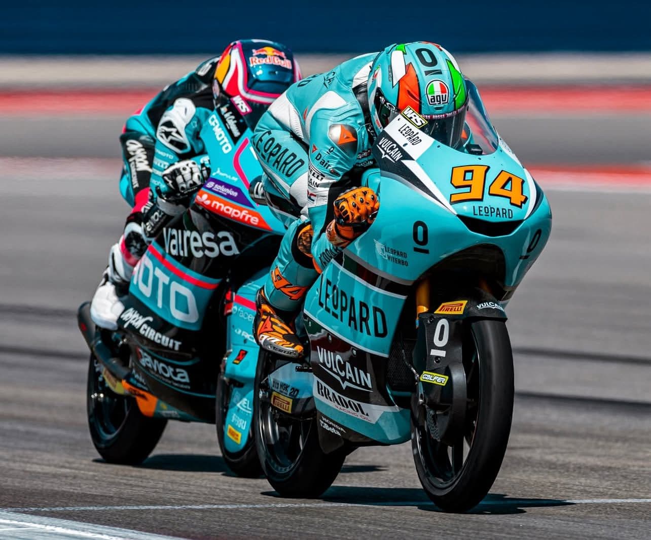 Pini sorprende en Austin y logra su primera victoria en Moto3