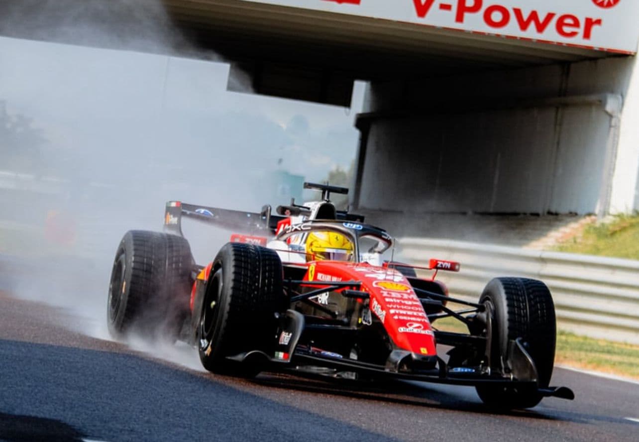 Hamilton suma kilómetros en Fiorano en pruebas de neumáticos de lluvia