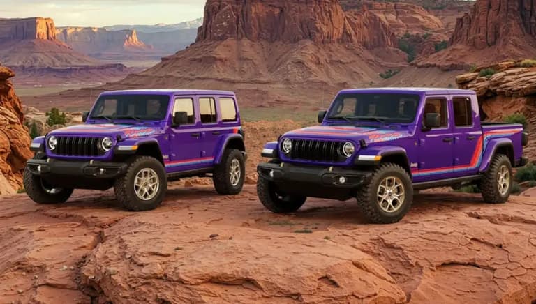 Jeep revive los 90 con las nuevas ediciones Wrangler y Gladiator Rewind 2026