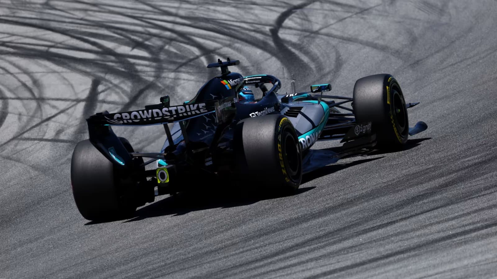 Russell lidera el primer libre del GP de Barcelona-Cataluña