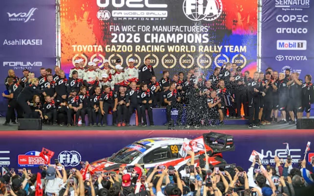 Toyota alcanza los 10 títulos y hace historia en el WRC