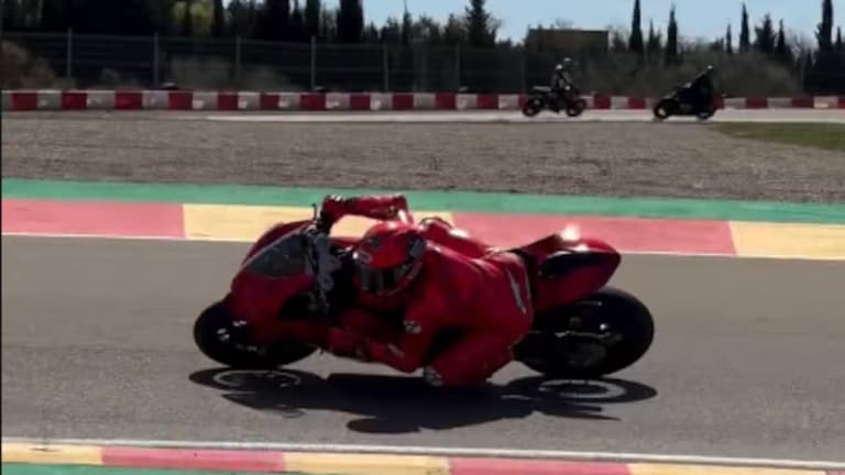 Márquez aprovecha el parón de MotoGP y vuelve a rodar en MotorLand Aragón